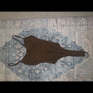 Shimmer bronze bodysuit